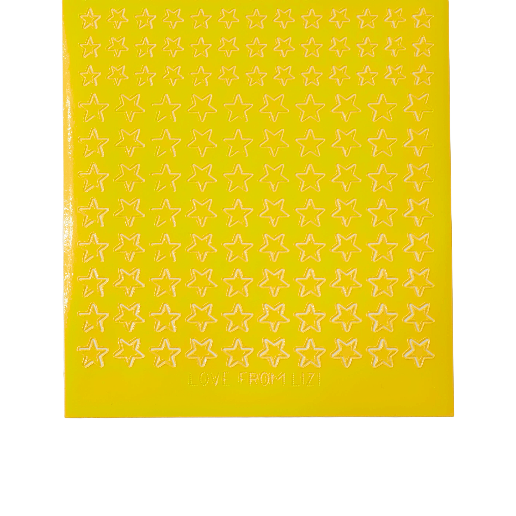 Mini Stars Yellow Peel-Off Stickers